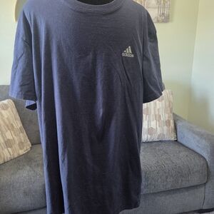 Adidas Men's Dark Blue Short Sleeve Tee